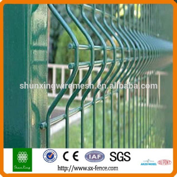 Galvanized steel metal fence panels